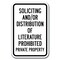 Signmission Safety Sign, 12 in Height, Aluminum, 18 in Length, No Solicting - Soliciti A-1218 No Solicting - Soliciti - alternate 1